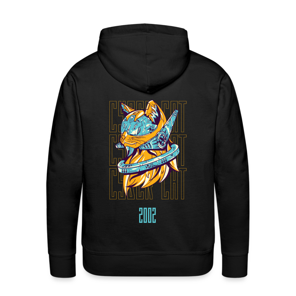 2002 Cyber Cat Premium Hoodie - Schwarz