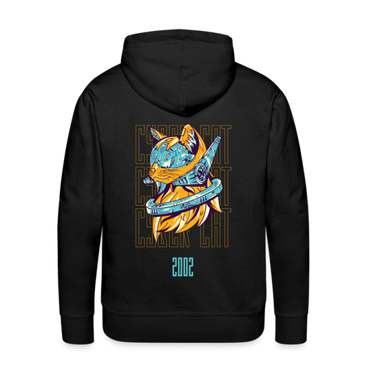 2002 Cyber Cat Premium Hoodie - Schwarz