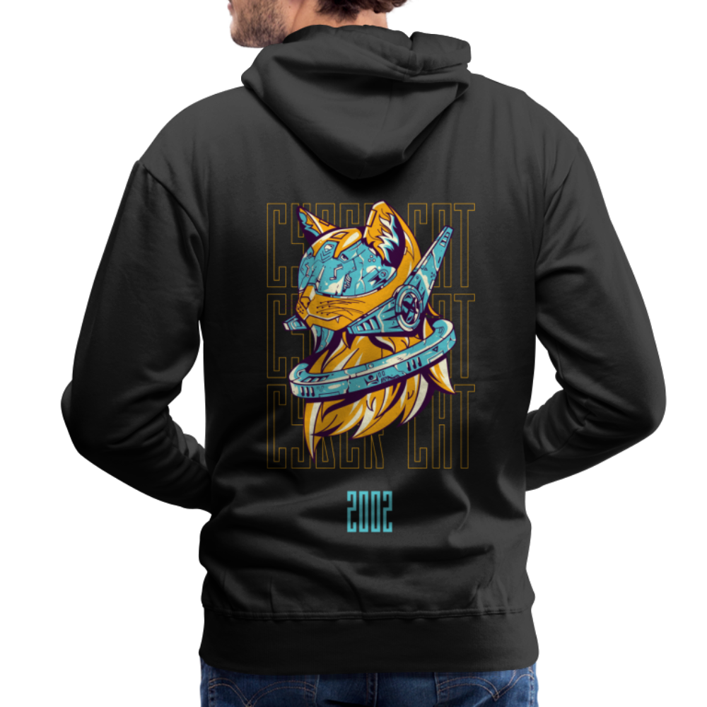 2002 Cyber Cat Premium Hoodie - Schwarz