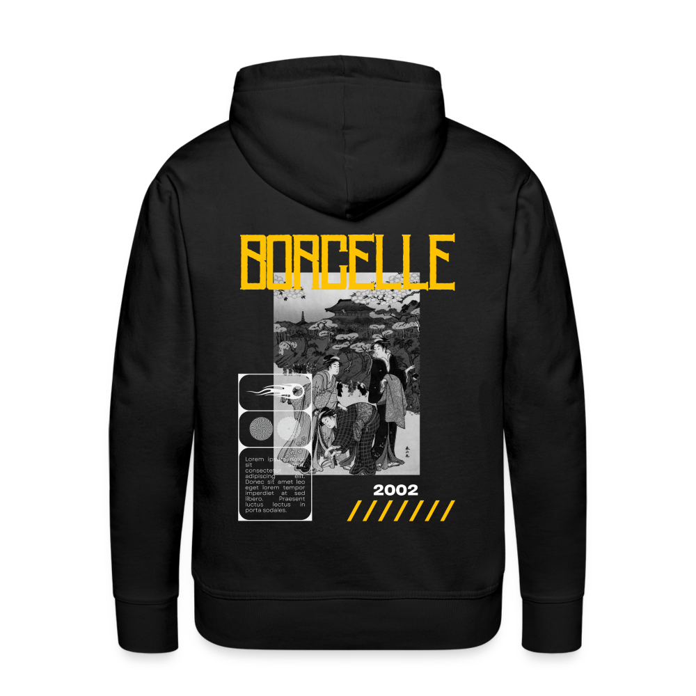 2002 Borcelle Premium Hoodie - Schwarz