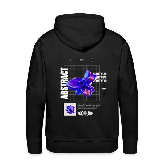 2002 Abstract Premium Hoodie - Schwarz