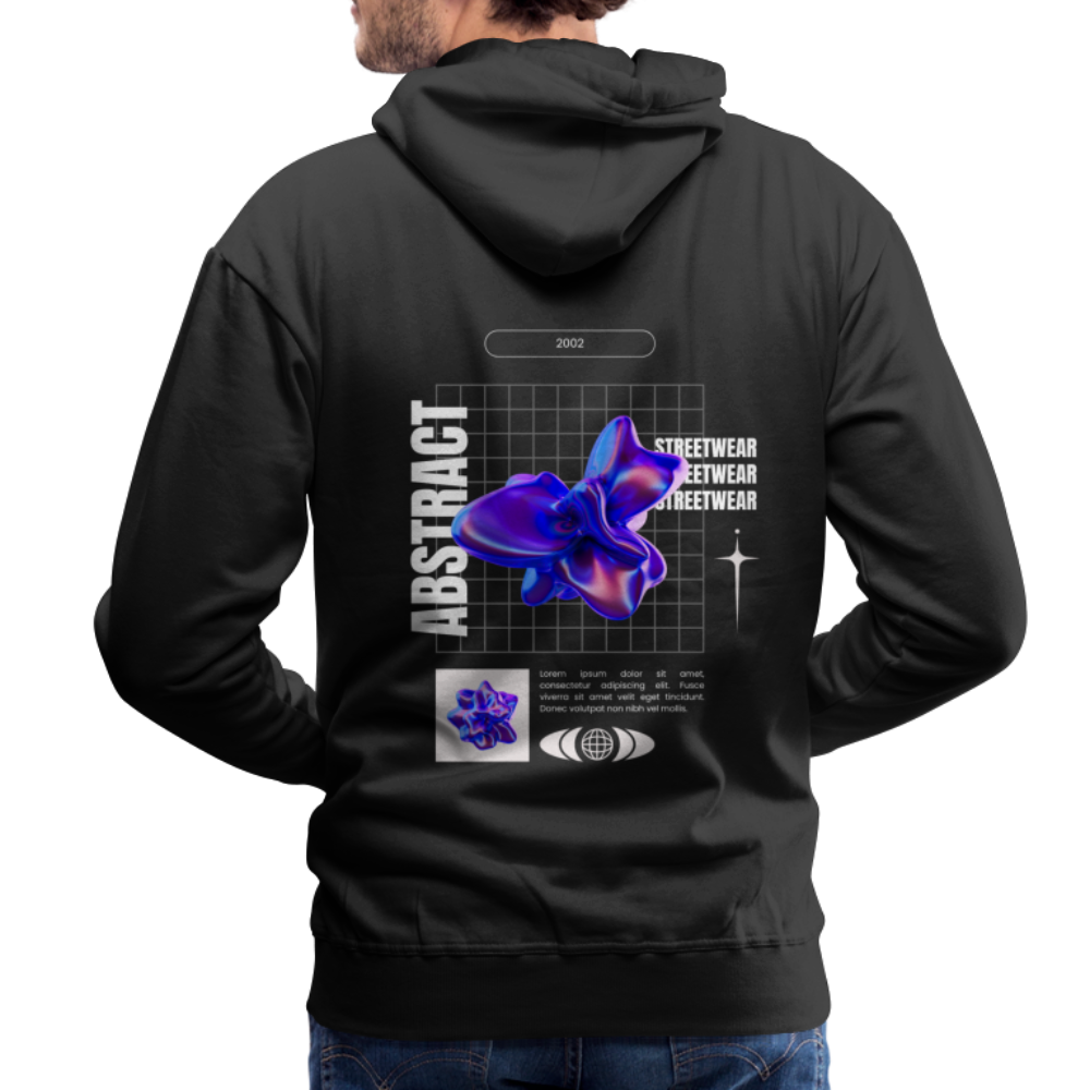 2002 Abstract Premium Hoodie - Schwarz