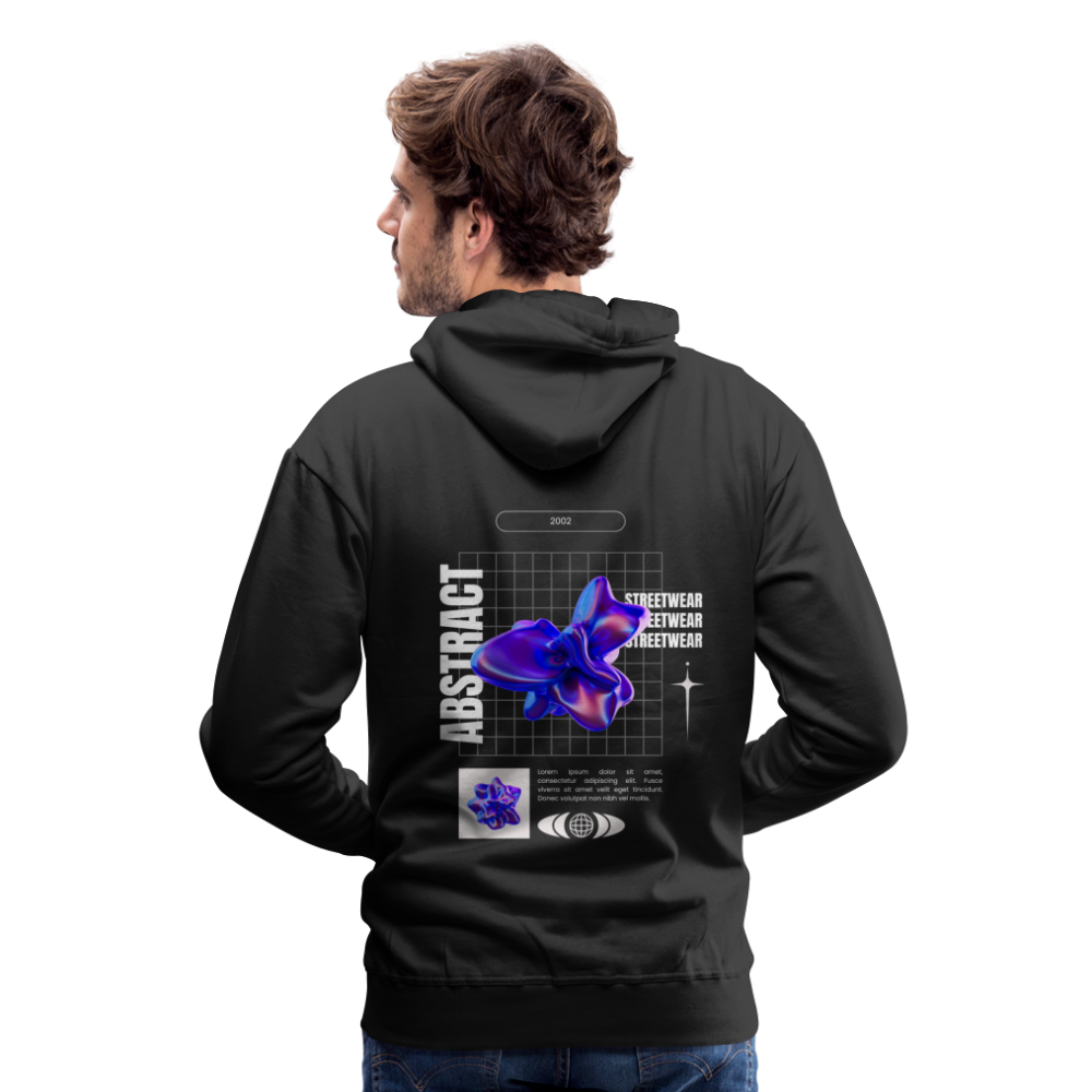 2002 Abstract Premium Hoodie - Schwarz