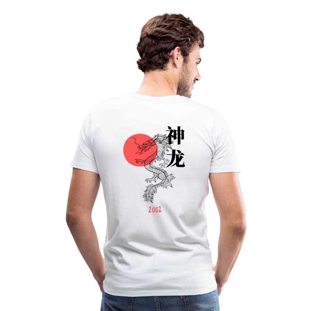 2002 Japanese Dragon Premium T-Shirt - weiß