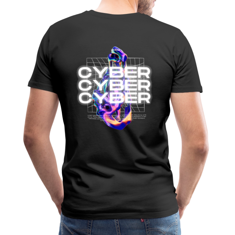 2002 Cyber Premium T-Shirt - Schwarz